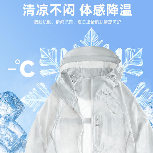 【幸运鹿】情侣款山系立领轻薄冰感upf50+防晒衣25638 商品图2