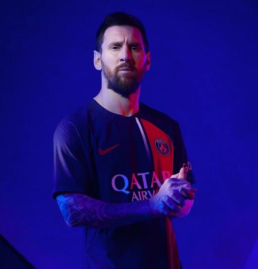 NIKE/耐克23-24赛季巴黎主场短袖球员版球衣成人男DX2620-411 商品图1