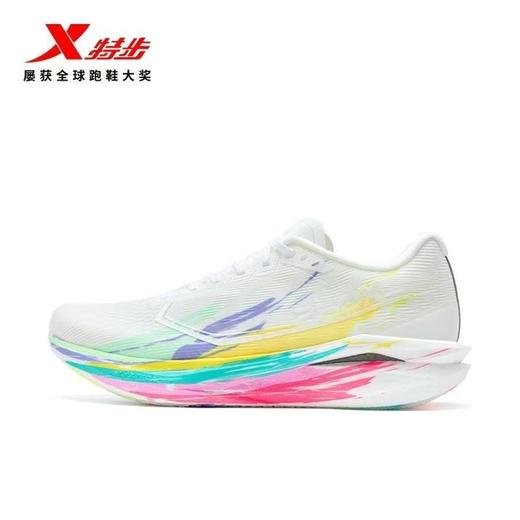 6楼特步运动男士跑鞋974219110051经典白/精灵绿 商品图1