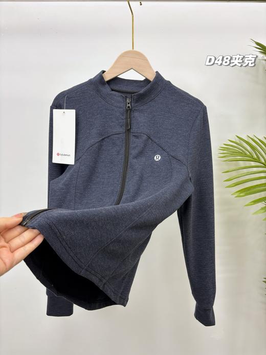 一包2件装！lulu2026开春新款羊毛蚕丝女士夹克外套 商品图5