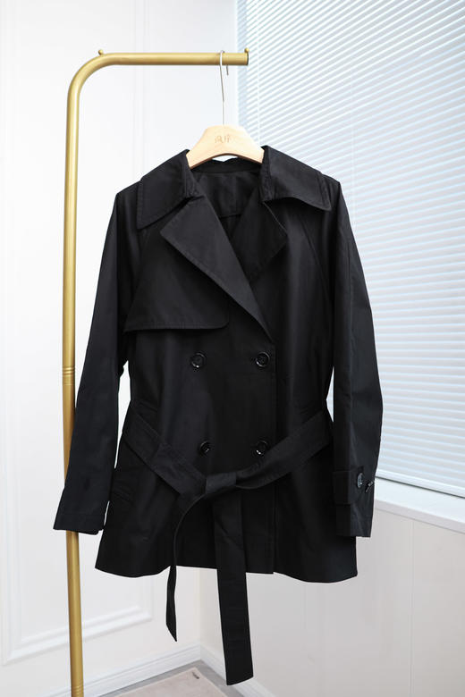 巴黎杂志|气质英伦风系带风衣 商品图5