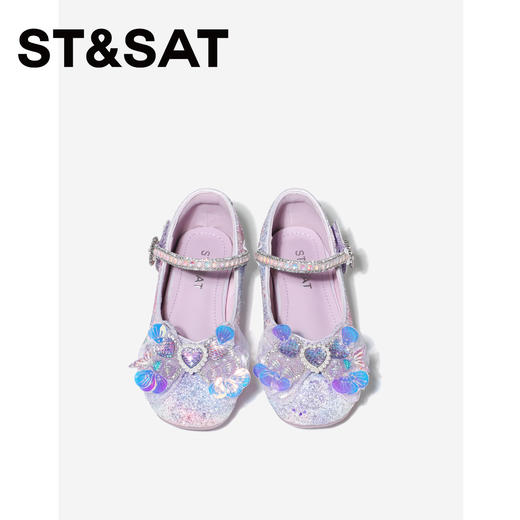 【童鞋】星期六梦幻甜美人鱼公主女童单鞋SSE1191L1Q 商品图1