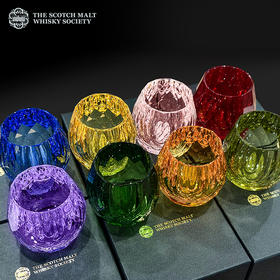 【SMWS】苏格兰麦芽威士忌协会 八大风味限定马师傅手工水晶杯-钻石款（颜色以实物为准）
