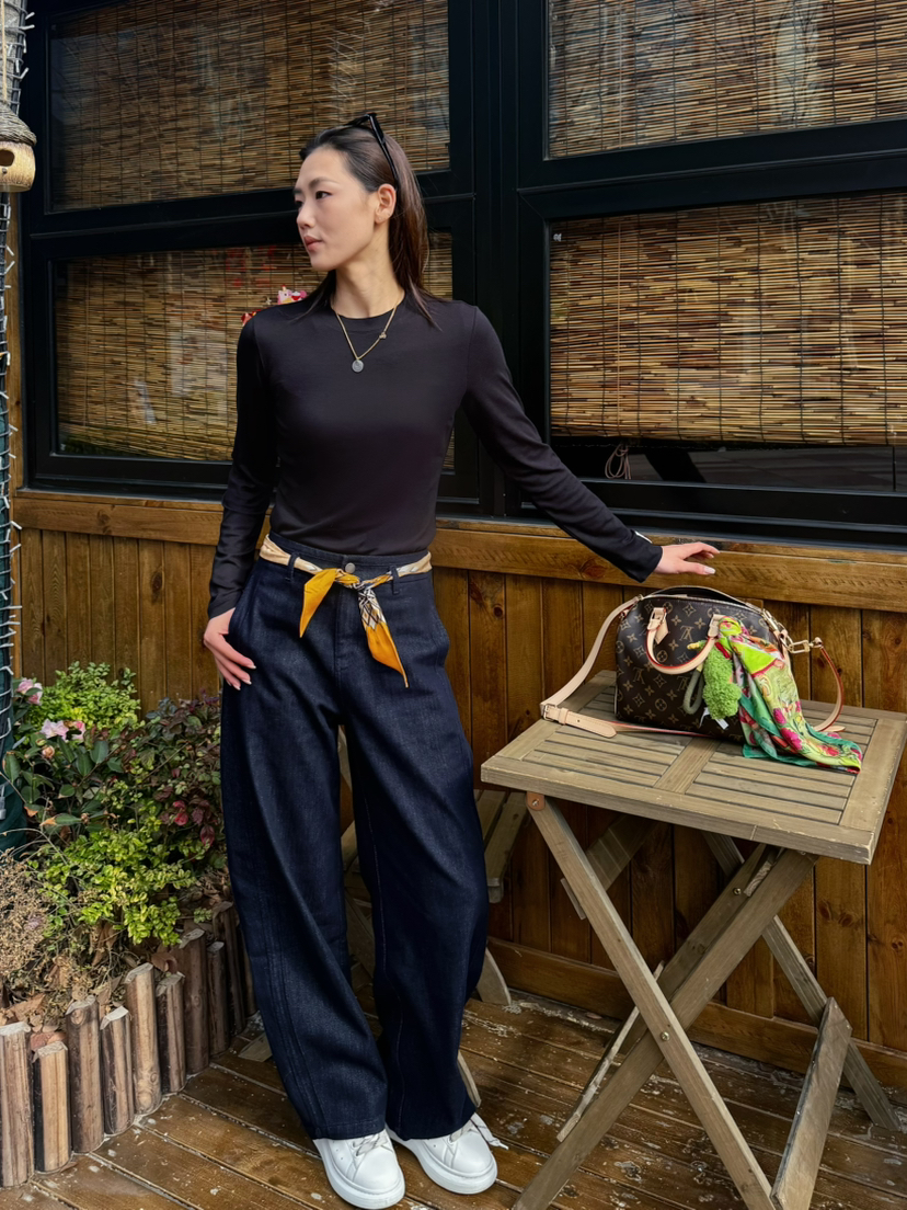 【持久如新】噢蜜ooomeooo持久如新金丝牛仔裤