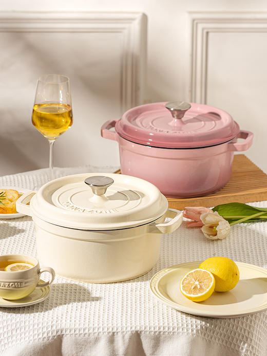 摩登主妇MONAZONE珐琅锅铸铁锅不粘锅-单品 商品图0