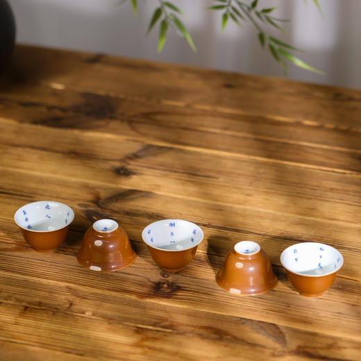 【忘言】 茶釉套杯 曰何文人器 商品图4