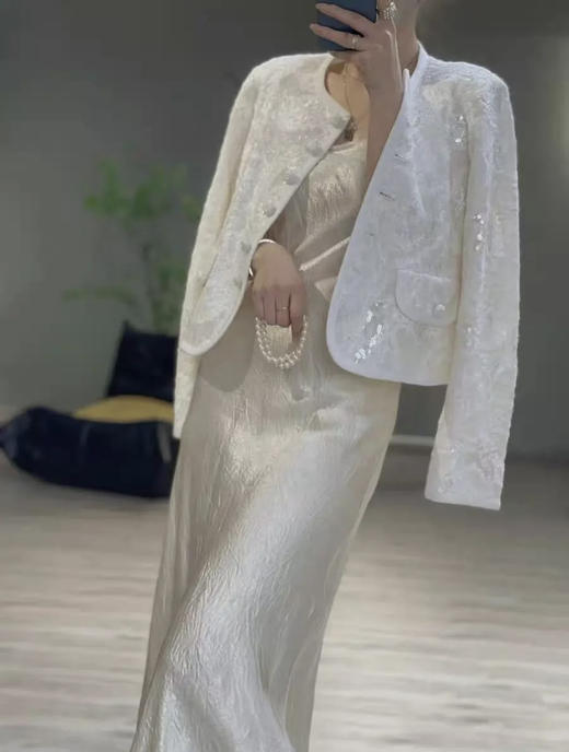 重磅亮片小香风外套 商品图1