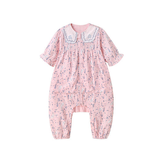 英氏儿童睡袋赛柔丝分腿夏季女宝宝婴儿YESFJ12011A 商品图4