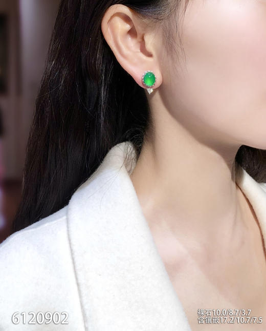 6120902，蛋面耳钉。具体价格微信咨询 商品图4