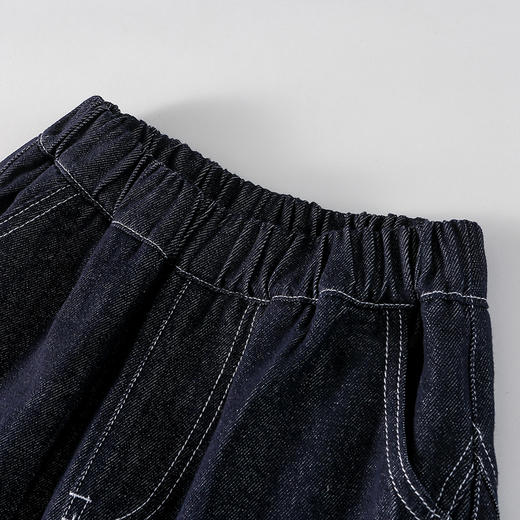 【牛仔长裤】棉花堂牛仔长裤  A类  活性染色  柔软有型 耐磨  FD61106 商品图7