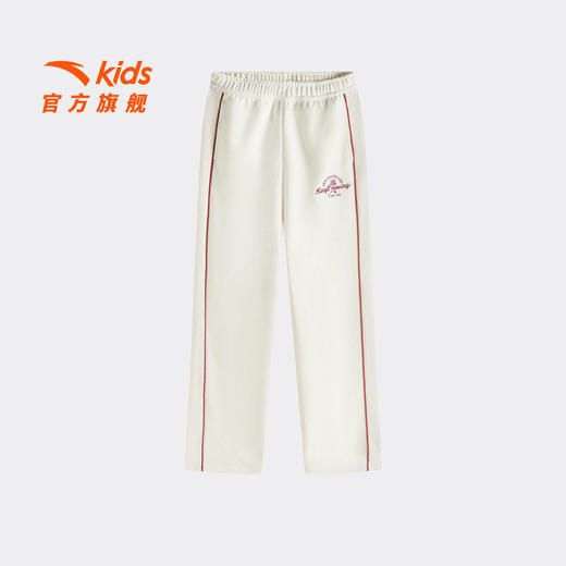 安踏儿童装女童裤子运动裤春秋款2026春季新款大童宽松休闲直筒裤362621707 商品图2