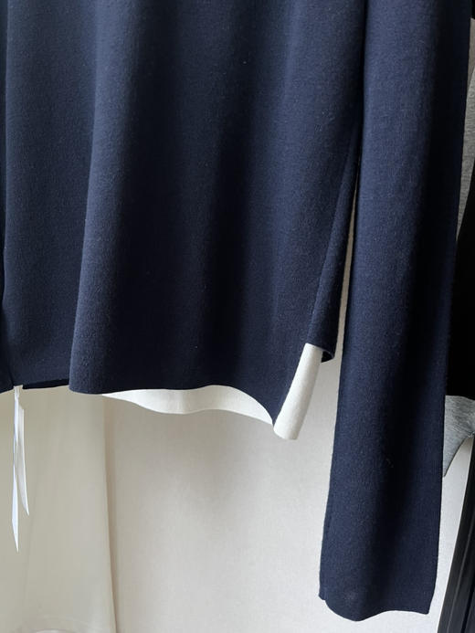 【纸片人】噢蜜ooomeooo假两件精纺毛衣开衫 商品图10