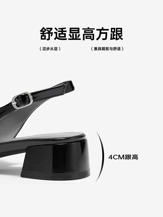 BF楼MIO米奥2026春季新款圆头粗跟T字带玛丽珍鞋蝴蝶结甜美风浅口单鞋吊牌价1298现价1168 商品图3