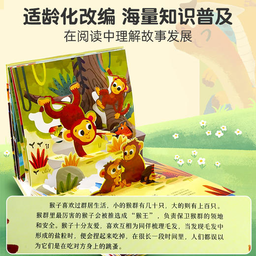 【精装立体书】动物立体大百科 儿童立体书3d机关绘本翻翻书 商品图1