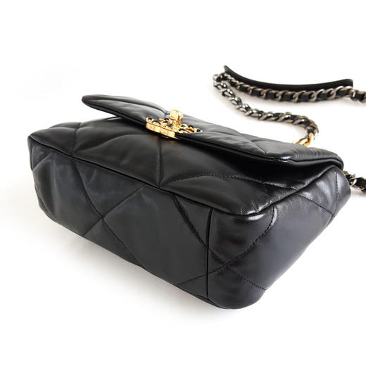 【95新】CHANEL香奈儿19Bag系列AS1160 B03930 94305小号黑金19bag链条包单肩包女士050326NJT14 商品图3