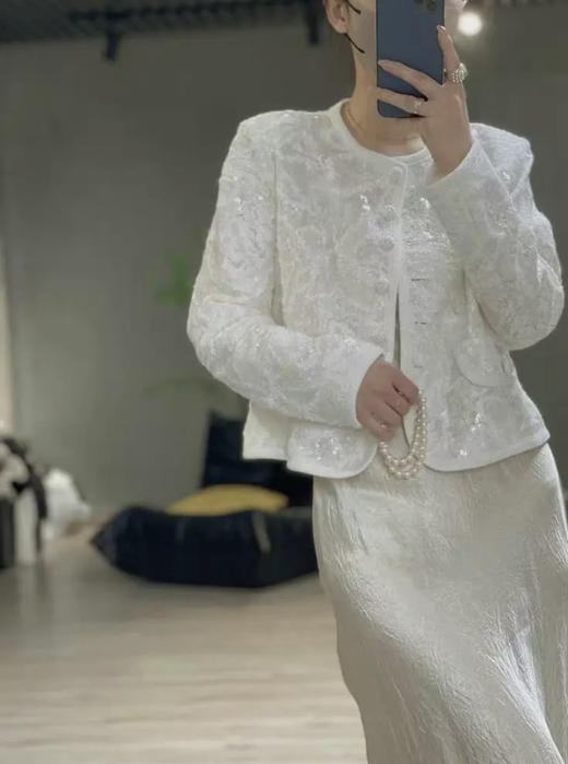 重磅亮片小香风外套 商品图2