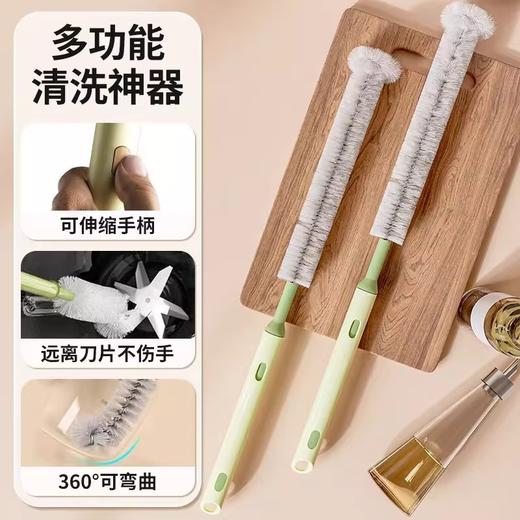 破壁机刷子专用清洁刷旋转清洗神器长柄榨汁机豆浆机刷清洁去污 商品图2
