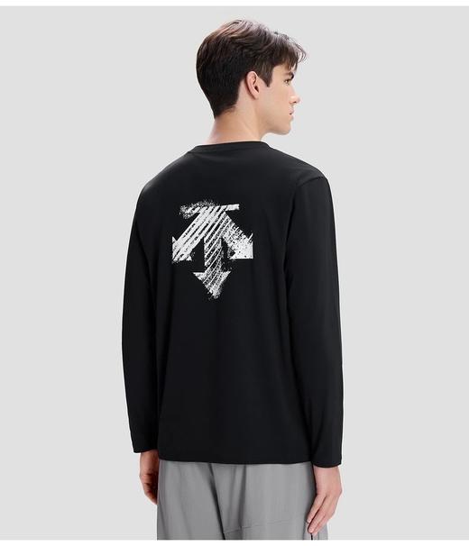 点此购买 迪桑特春秋季男士内搭长袖T恤 bk 341641 商品图2