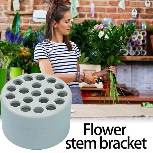 塑料插花神器花盆固定工具鲜花束手打螺旋花艺旋花束落地辅助鲜花 商品图0