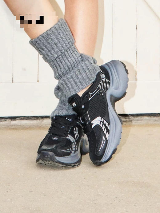 39-2  潮牌 女款舒适时尚厚底增高 网面 运动鞋 老爹鞋 我穿37 运动鞋码数选 商品图1