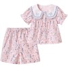 英氏大童套装女童夏款吸湿速干短袖短裤2件套薄款居家YZJCJ22017A 商品缩略图4