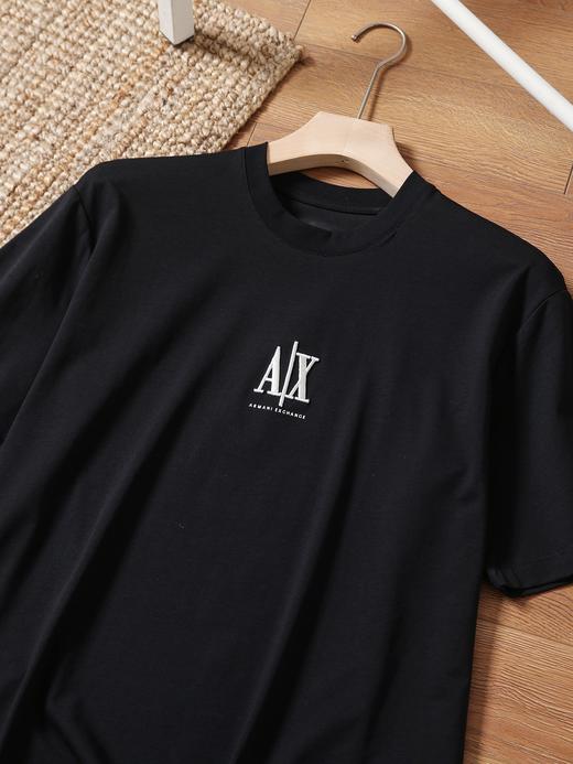 阿玛尼礼盒春夏男士纯棉宽松刺绣圆领薄T恤上衣内搭 MD 341729 商品图5