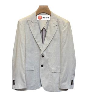 男款亚麻西装外套zh006