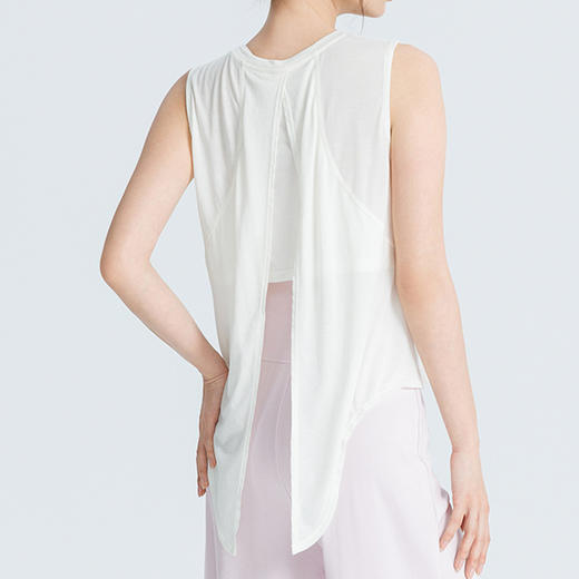 跃牌【周游世界】吸湿速干无袖宽松健身服薄款运动罩衫上衣TP0926 商品图1