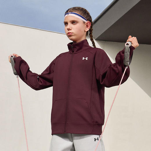【特惠福利】UnderArmour安德玛儿童 立领保暖 针织外套253313118 商品图7