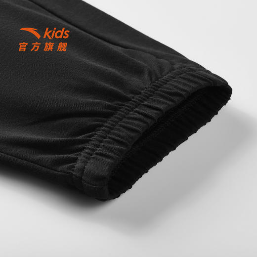 安踏儿童男大童针织运动长裤夏季新款透气舒适中大童遮热凉感卫裤352627703 商品图3