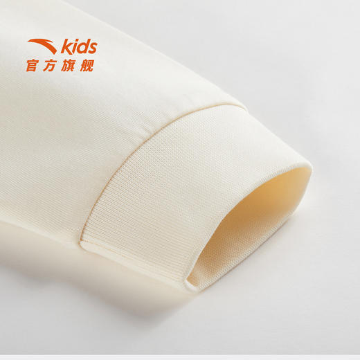 安踏儿童男小童针织套头衫2026年新款舒适亲肤儿童滑板圆领卫衣潮352629703 商品图3