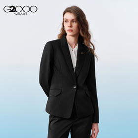 G2000女装SS26商场新款[配襟针/多面弹/三防/可机洗】䀍通勤西装61211083
