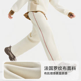 安踏儿童装女童裤子运动裤春秋款2026春季新款大童宽松休闲直筒裤362621707