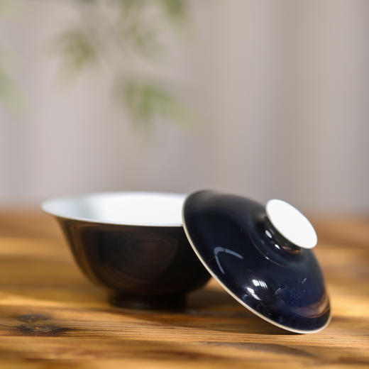 【忘言】 云色茶碗（雅黑）曰何文人器 商品图3