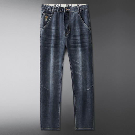 【DWN】大依优型大码男装春季牛仔裤美式复古弹力宽松棉质直筒长裤 商品图2