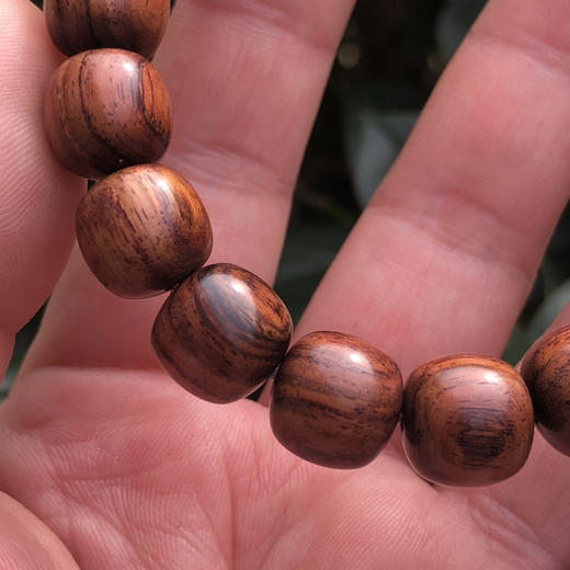 【青山特惠】11*12*17颗海南黄花梨油梨老料文玩手串h135 商品图4