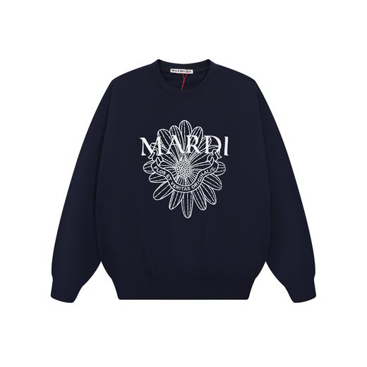 韩版Mardi卫衣！小雏菊金高银同款刺绣字母圆领上衣男女同款！ 商品图3