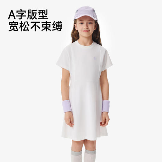 【耐磨抗造】英氏儿童裙子女童夏季短袖圆领休闲连衣裙女宝26春夏新款运动裙 商品图4