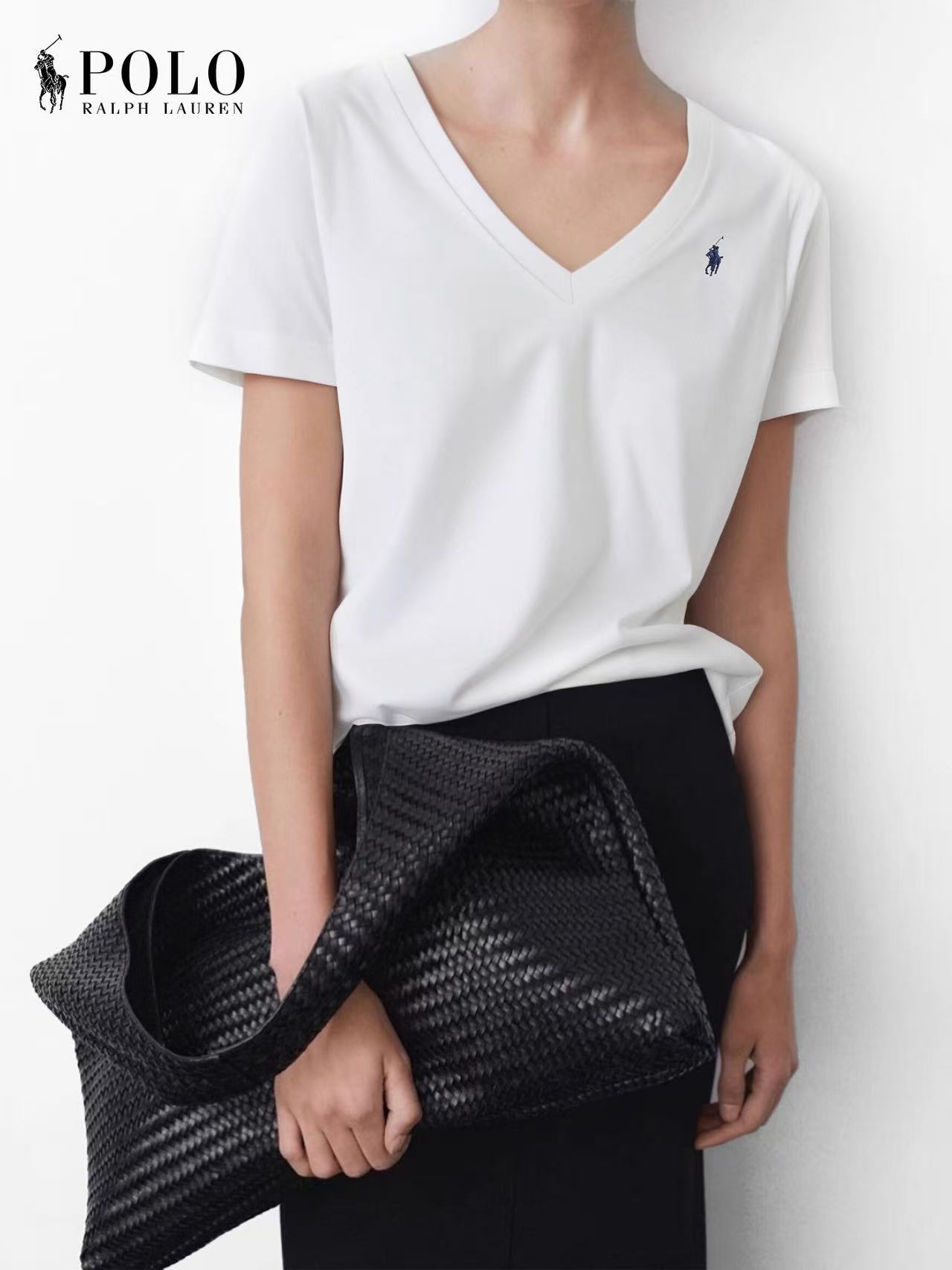 Ralph Lauren 拉夫劳伦 T恤女  WMPOKNINCU21269-100 .