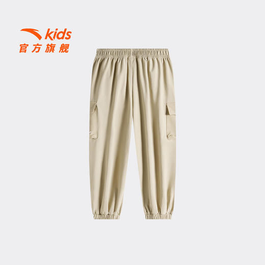 安踏儿童男小童运动长裤2026年夏季上新款亲肤透气儿童休闲卫裤潮352629501 商品图0
