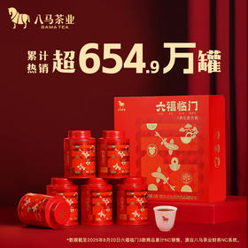 八马茶业 | 六福临门茶礼组合装（清香铁观音、浓香铁观音、大红袍、肉桂、金骏眉、寿眉）233g