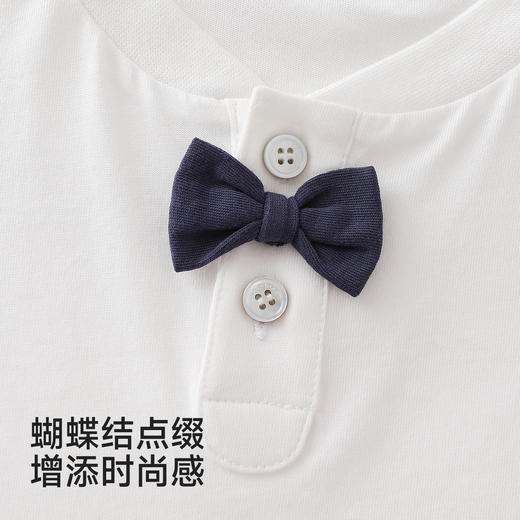 【商场同款】英氏儿童衣服男童夏季短袖T恤纯棉绅士百搭新款上衣 商品图3