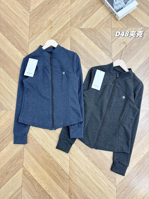 一包2件装！lulu2026开春新款羊毛蚕丝女士夹克外套 商品图3