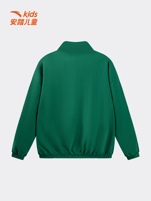 安踏儿童男大童丝光绒运动上衣2026年上新款保暖青少年厚外套352621603 商品图1