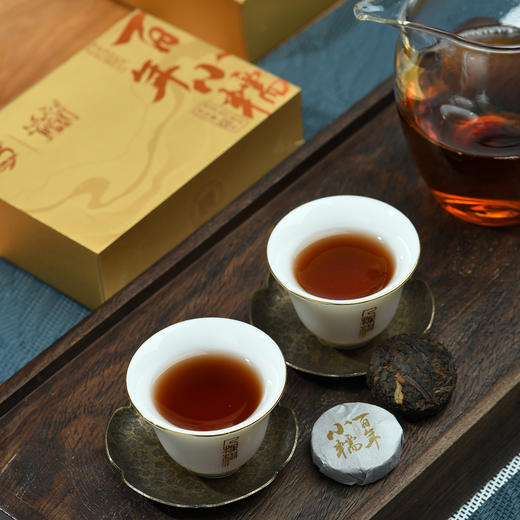 几棵树百年小糯小金饼金装熟茶120克 商品图6