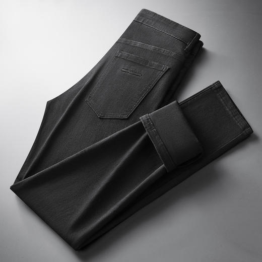 【DWN】大依优型大码男装春季弹力直筒牛仔裤显瘦休闲商务棉质牛仔长裤 商品图2