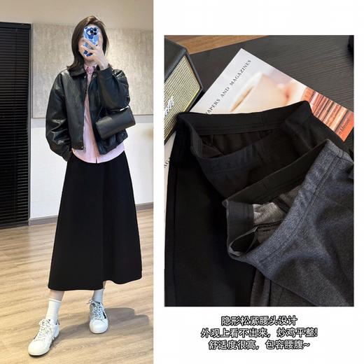 YAW8840羊毛半身裙 商品图7