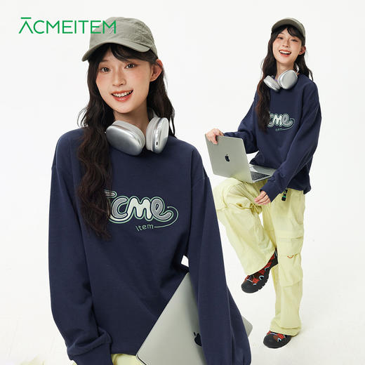【出游季特惠-春夏新品】ACMEITEM爱棵米-圆领卫衣GAH3311007A 商品图0