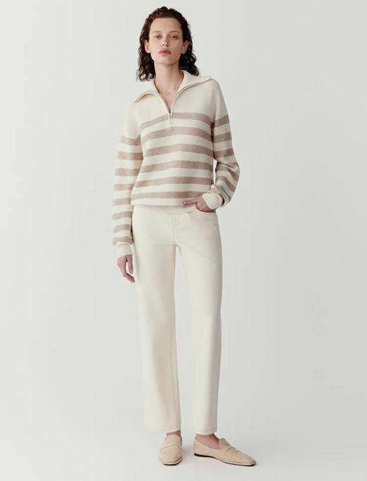 小禾同步神仙百穿四面弹显瘦烟管小白裤 商品图5