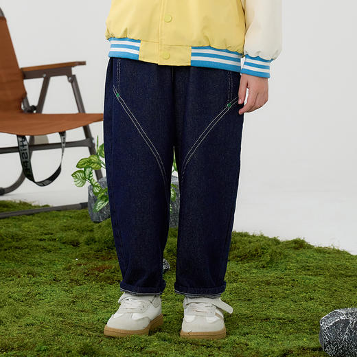 【牛仔长裤】棉花堂 牛仔长裤 A类 耐磨  潮酷有型  FD61105-1 商品图5